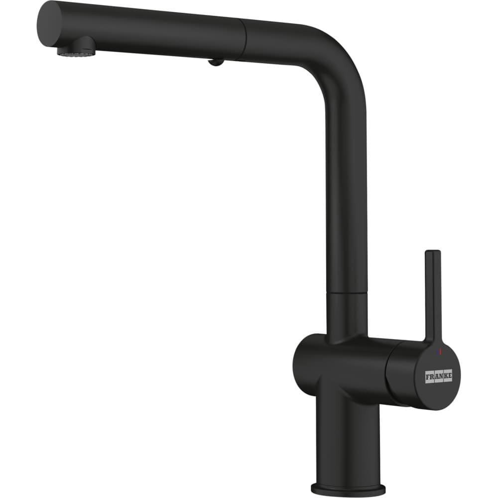 Grifo Active L pull out NEGRO MATE Franke — vista principal