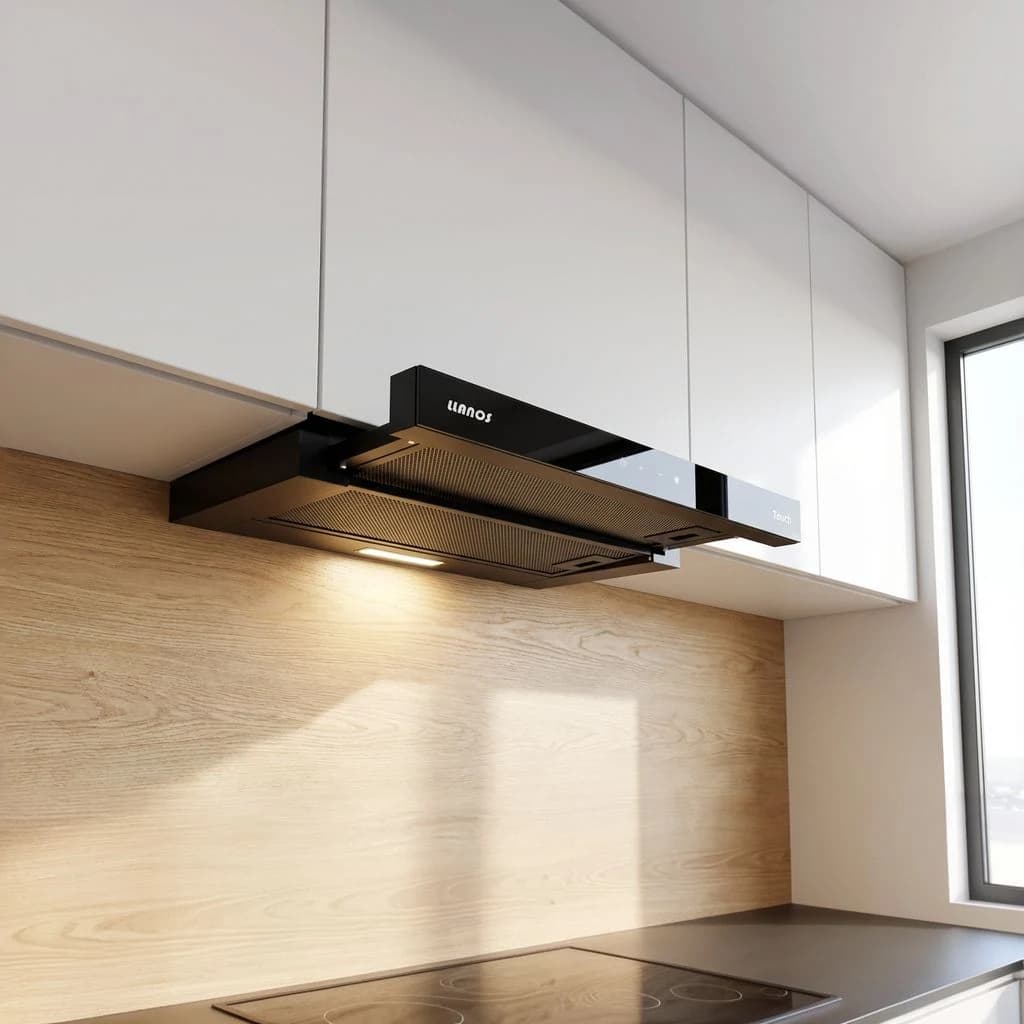 Campana Extensible Llanos Touch 60cm Negra