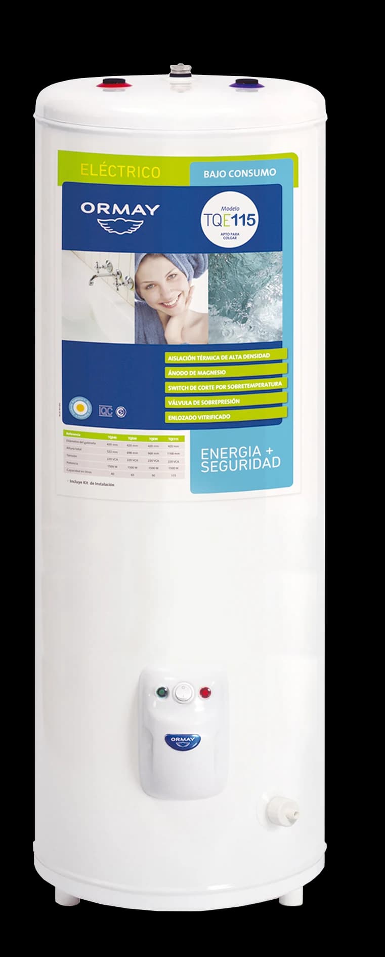 Termotanque Ormay TQE115