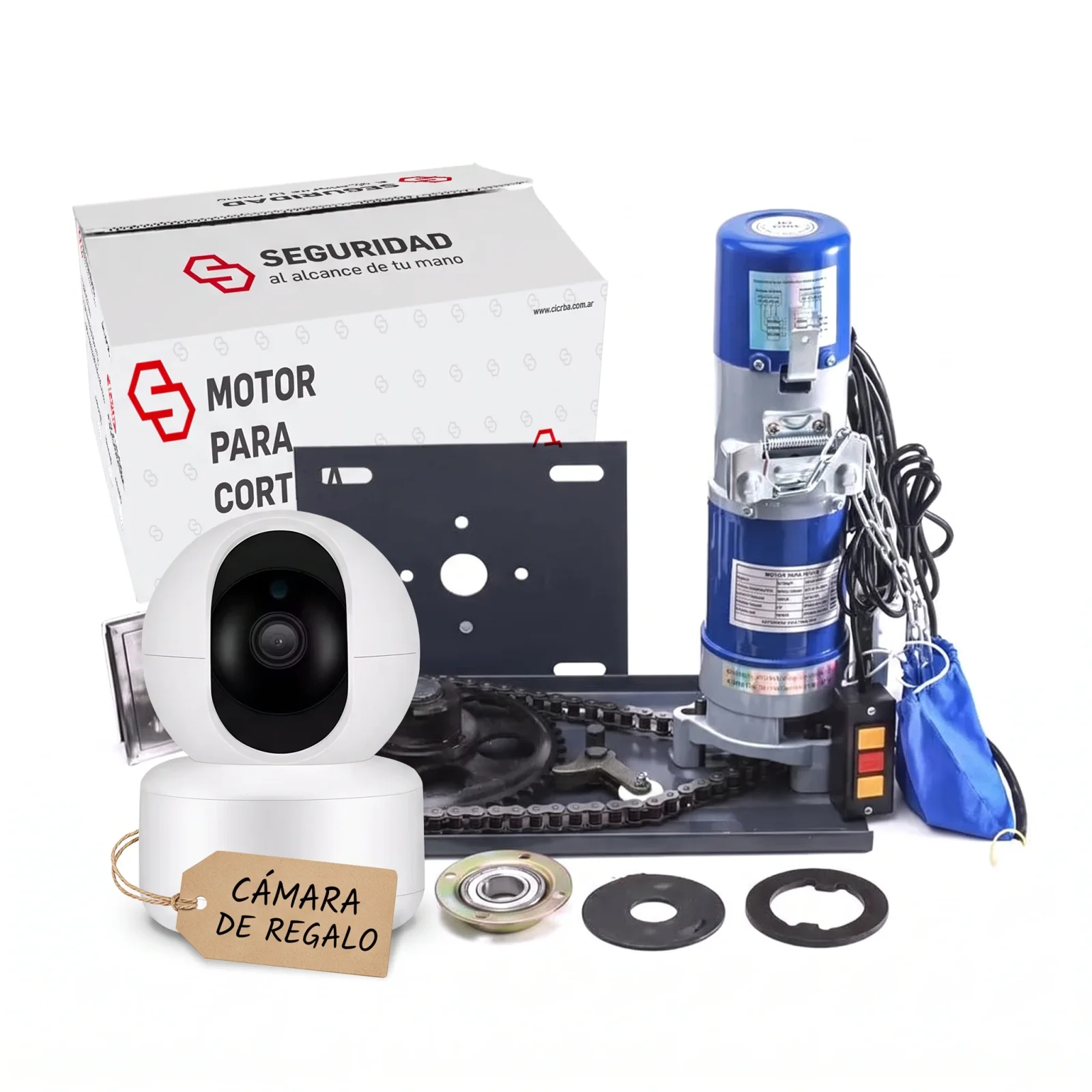 Kit Motor Paralelo Cortina Metálica - 1000 Kg