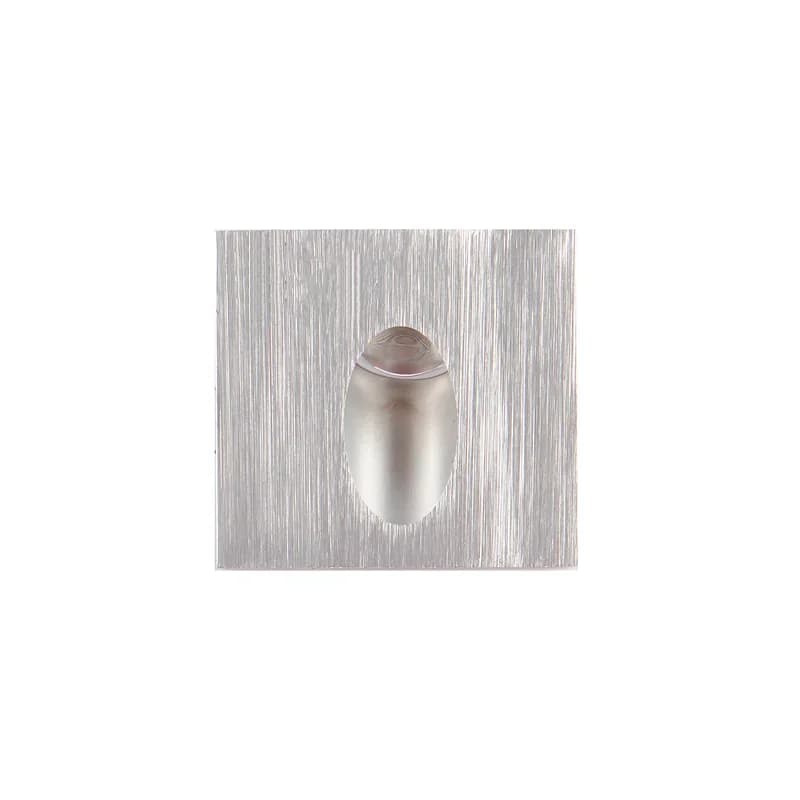 HARRY – Empotrable de pared LED 3W – Aluminio Pulido — vista principal | Mi Casa Mi Lugar