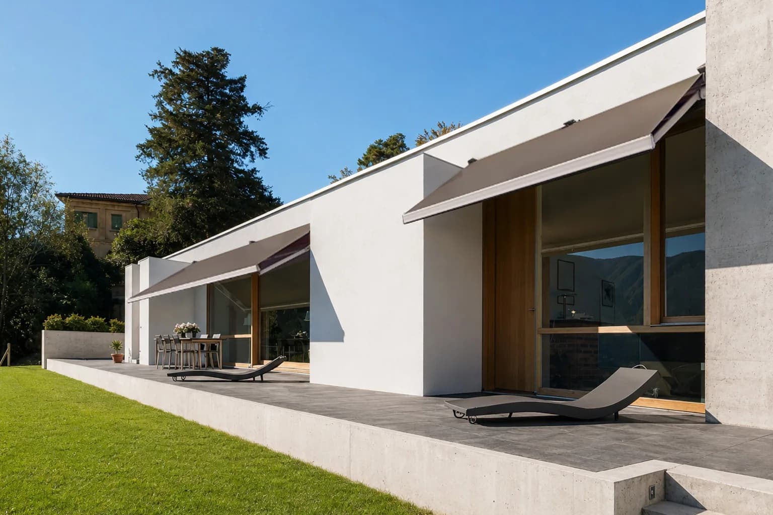 Toldo A1 Premium aplicado en exterior