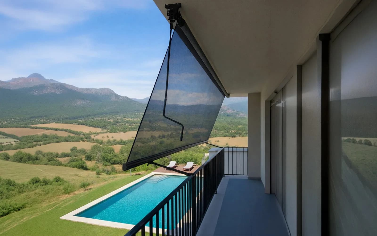 Toldo Solaris aplicado en exterior