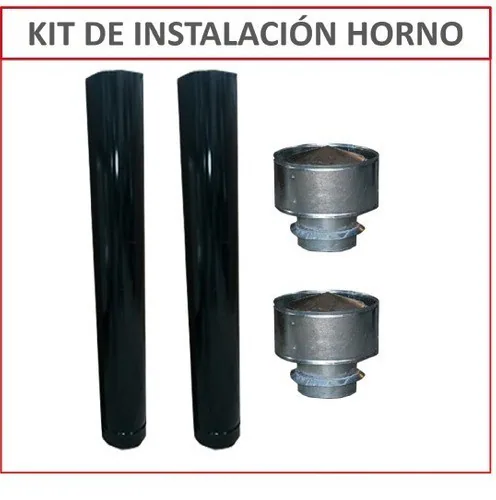 Kit Instalación Horno Enlozado 4 Tromen Ñuke