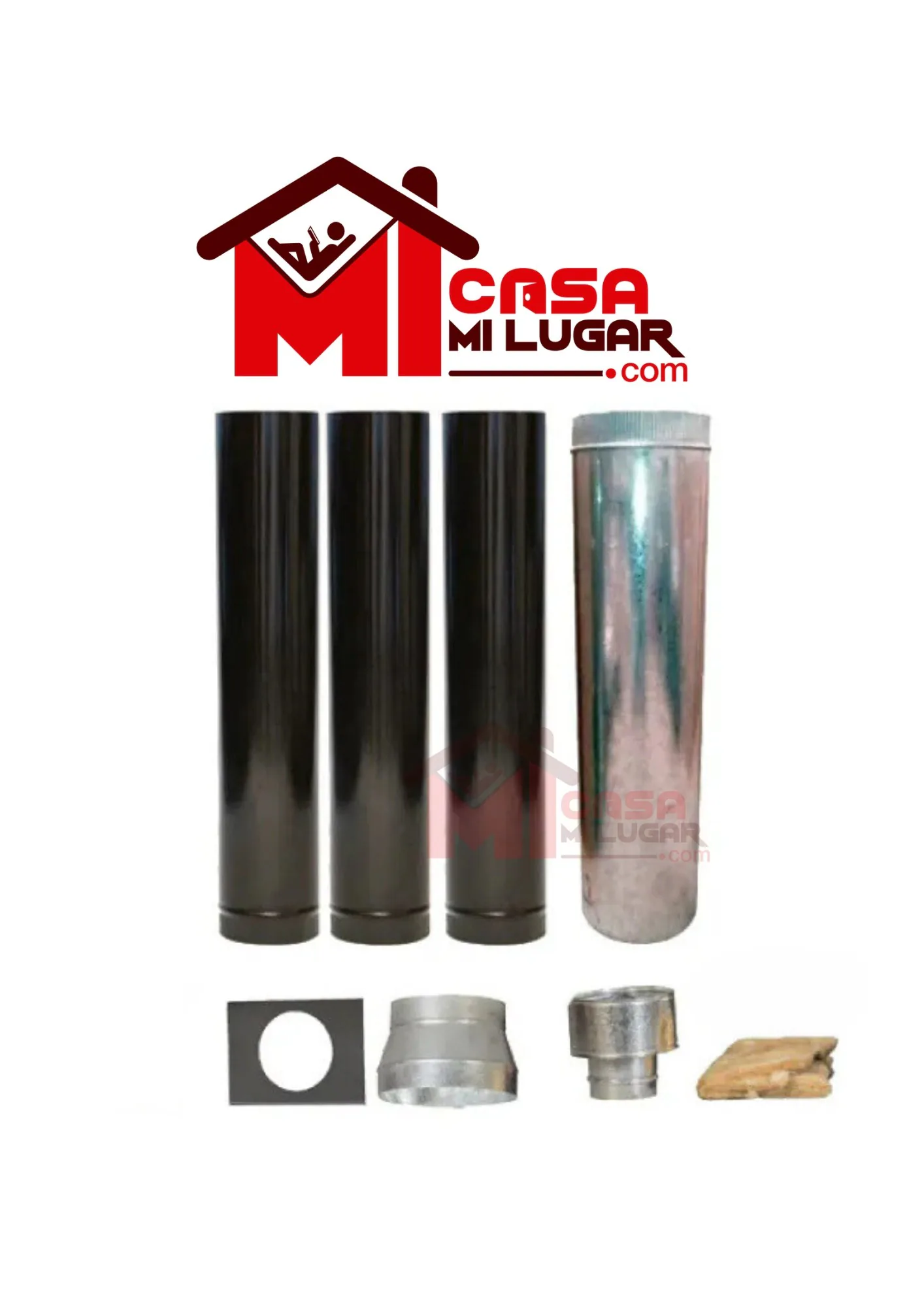 Kit De Instalación Salamandra Techo Enlozado 4"