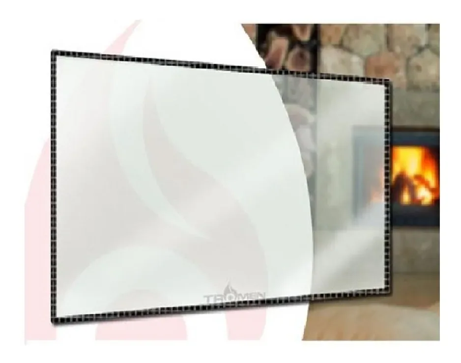 Vidrio Vitroceramico Tromen horno P-18000 / P-20000 Medidas: 472mm X 90mm. (con pirometro)