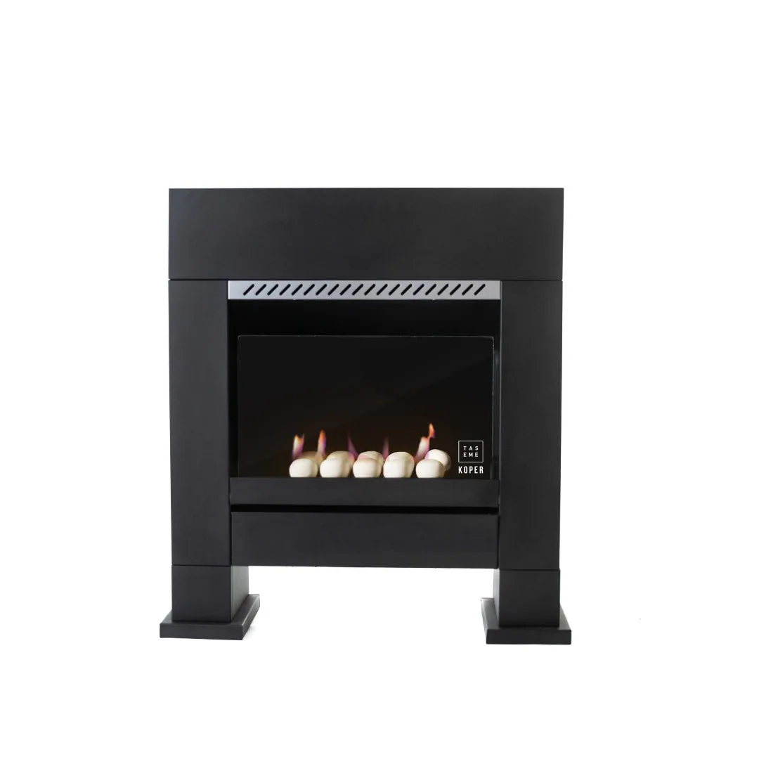 HOGAR TAS EME KOPER FRONTAL 4000 KCAL. - PEDRAS INCANDESCENTES - GAS NATURAL
