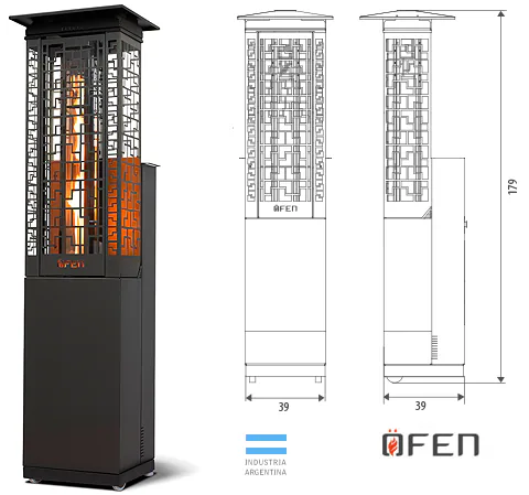 Estufa a Pellet Ofen KLIMA - Exterior
