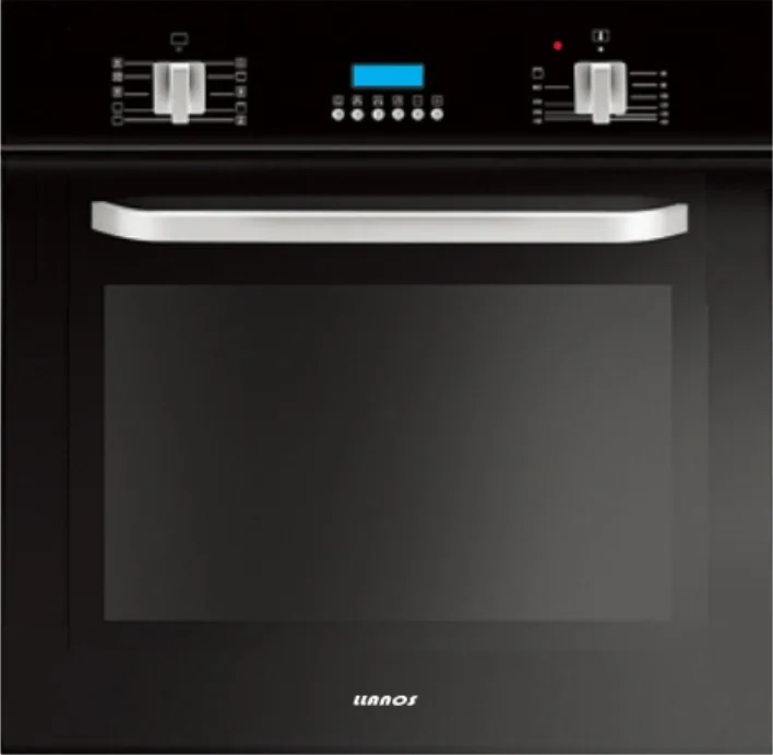 Horno Llanos Hodn 8 Acero Negro Digital Empotrable