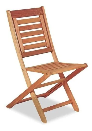 Silla Ecomadera Amancay De Madera Plegable Eucaliptus Para Exterior