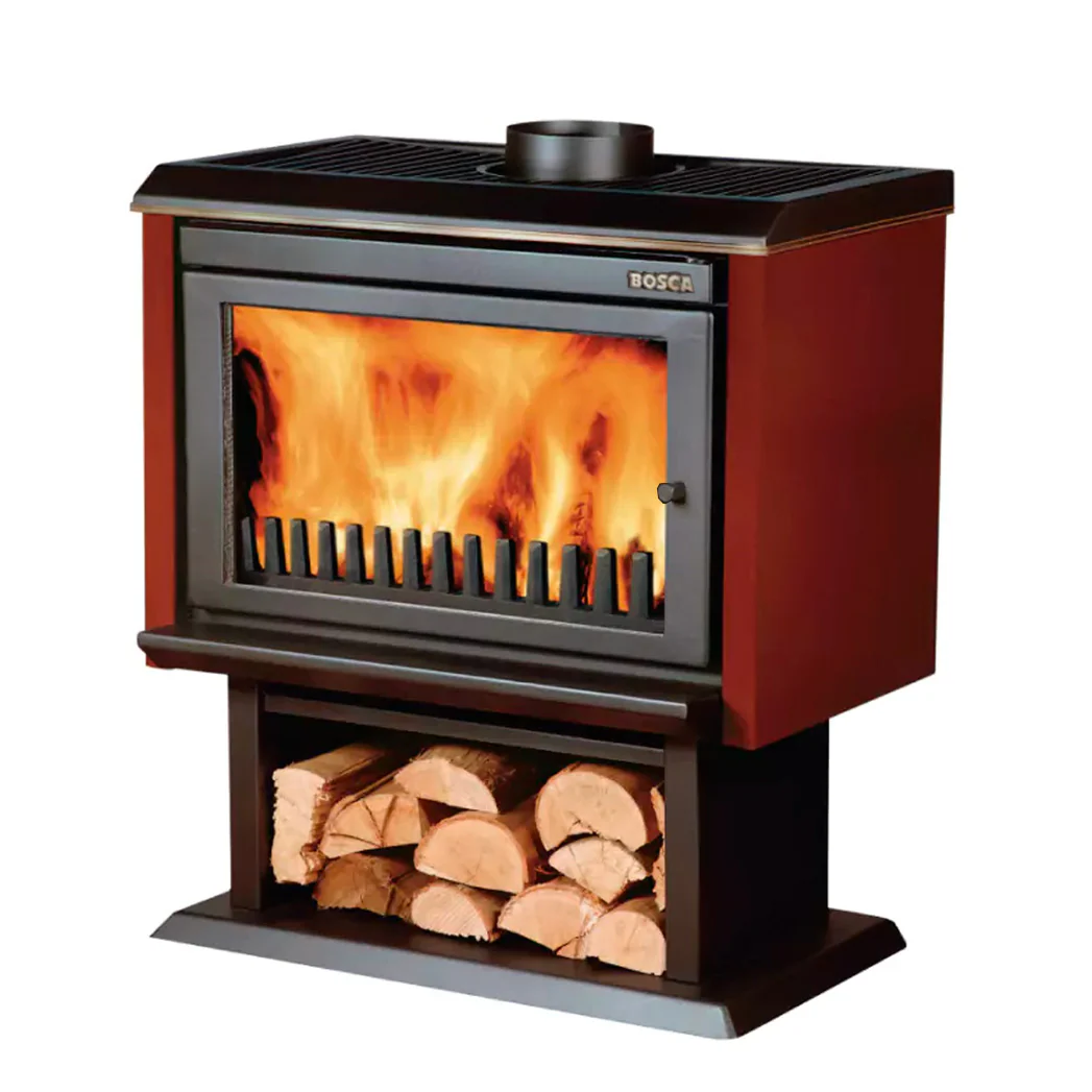 Calefactor a leña Gold 800 Burdeo — vista principal | Mi Casa Mi Lugar
