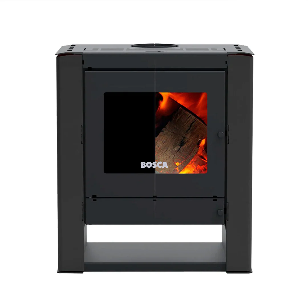 Calefactor a leña Gold 500 Black Vision Charcoal — vista principal | Mi Casa Mi Lugar