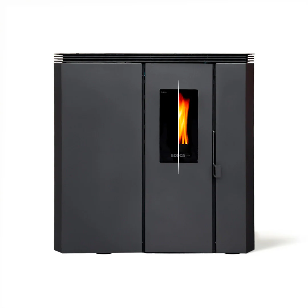 Calefactor Bosca a pellet FIT+ Black Vision Charcoal