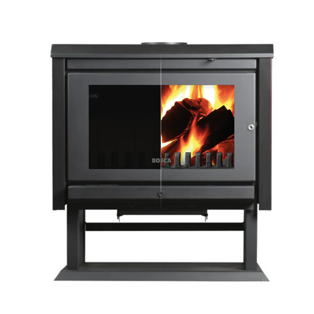 Calefactor a leña Gold 800 Black Vision Charcoal — vista principal | Mi Casa Mi Lugar