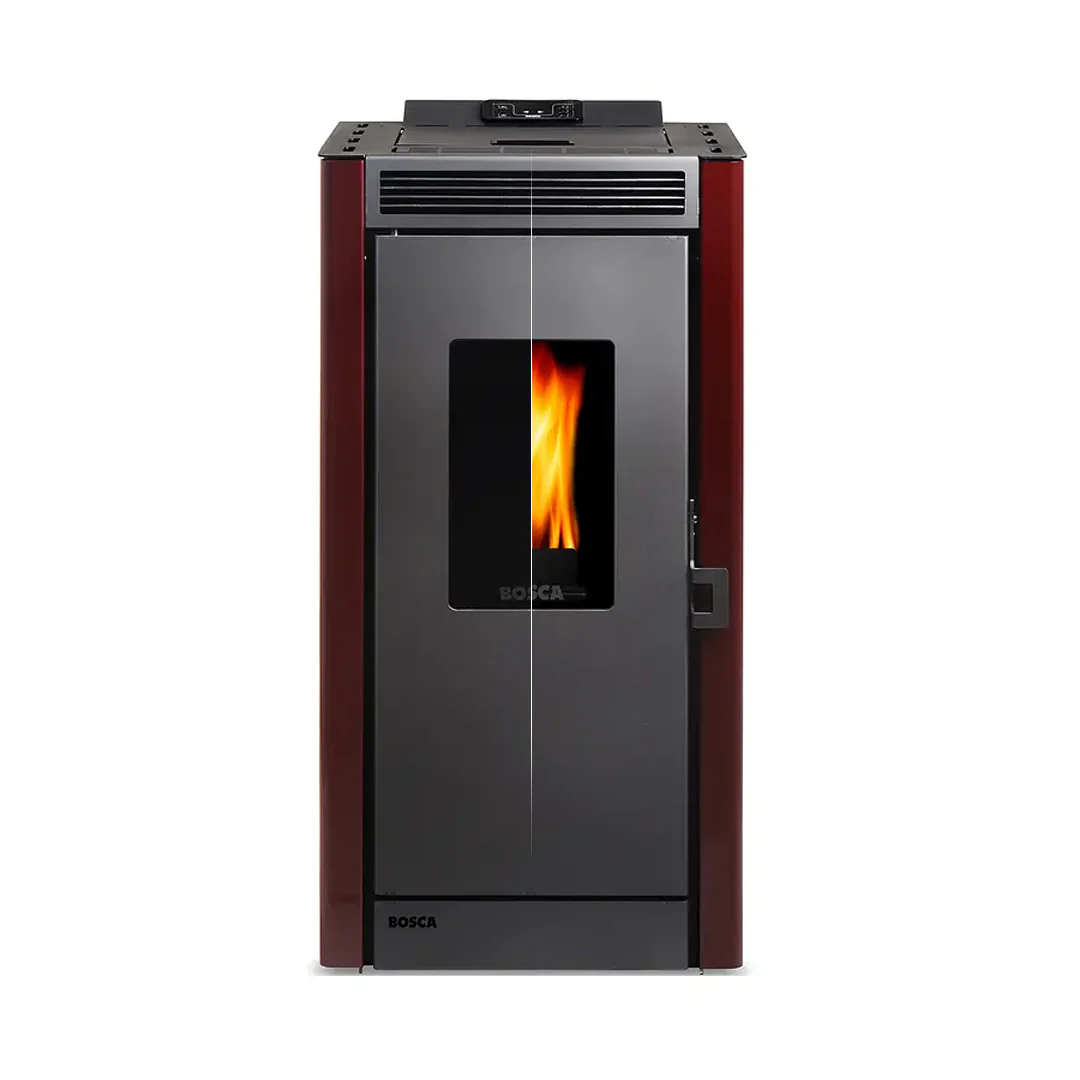 Calefactor a Pellet Black Vision Burdeo 9,1 kW — vista principal | Mi Casa Mi Lugar