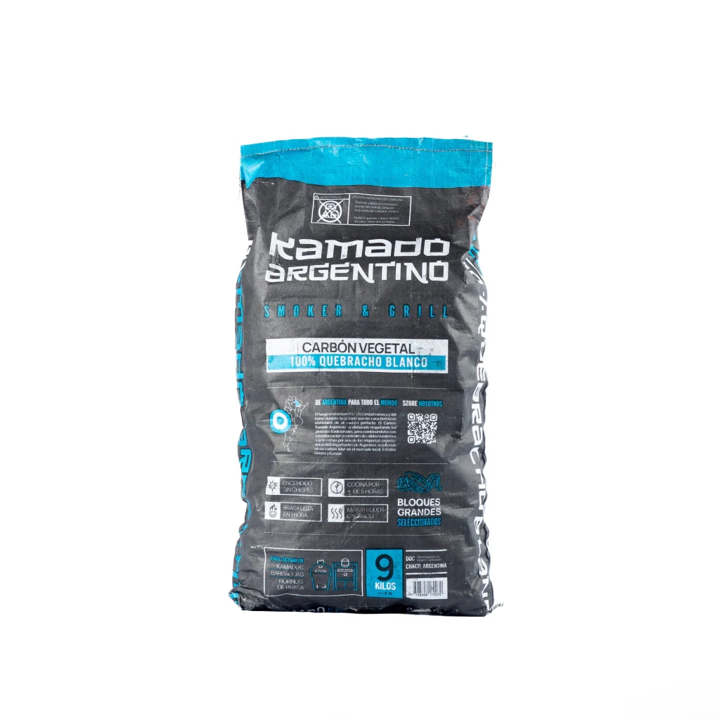 Carbón Vegetal Kamado Argentino x 9 KG — vista principal oficial | Mi Casa Mi Lugar