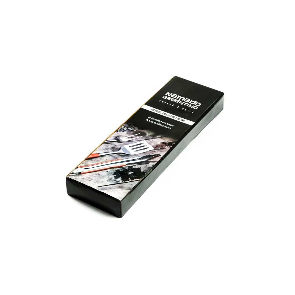 Set de Pinza Espátula y trinche para Kamado
