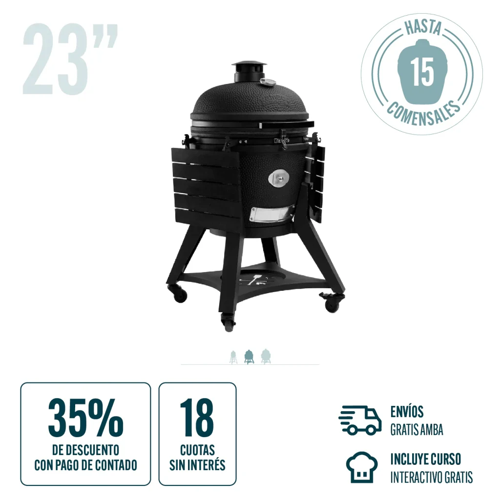 Kamado Gran Asador Criollo Profesional 3.0 23"