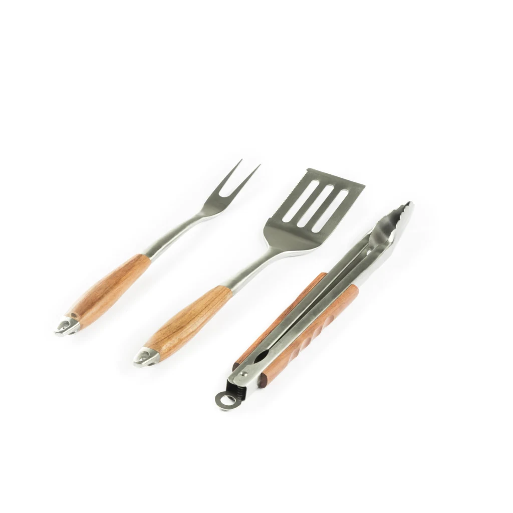 Set de Pinza Espátula y trinche para Kamado — detalle oficial 2 | Mi Casa Mi Lugar