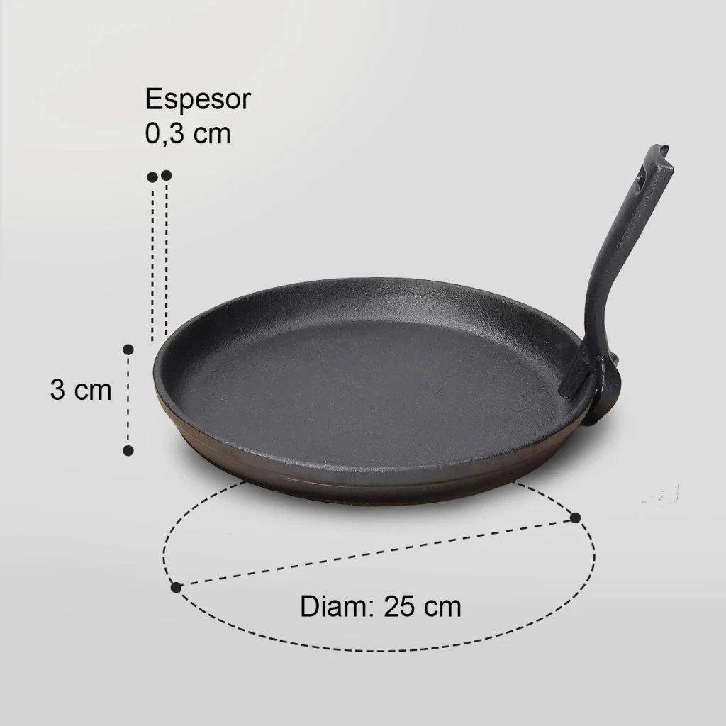 Plancha con mango desmontable — detalle oficial 2 | Mi Casa Mi Lugar