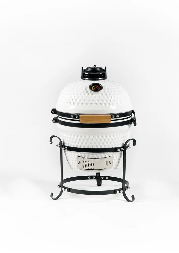 Kamado Argentino Mini Kamado 13" Blanco — vista principal oficial | Mi Casa Mi Lugar