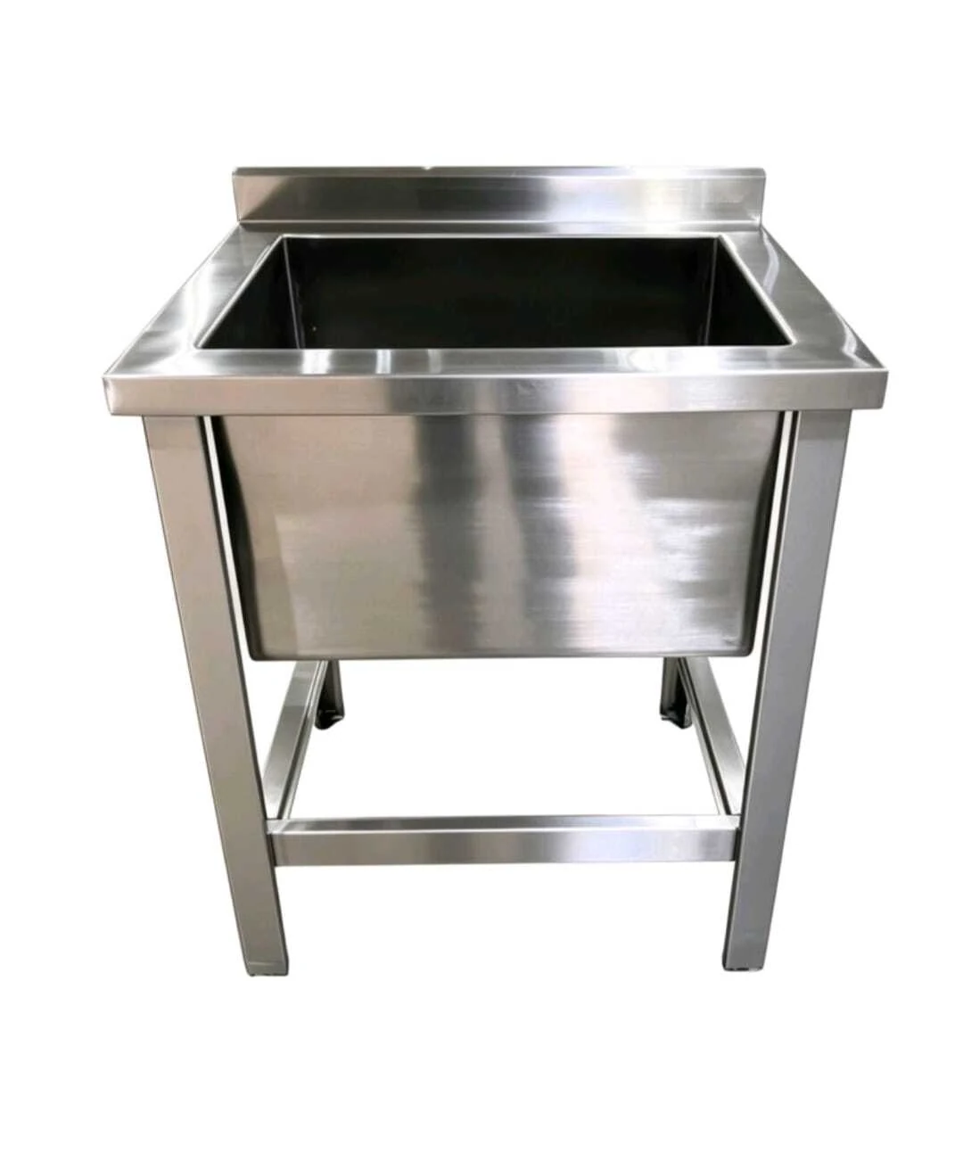 PILETON ACERO 304 70x60x90 con PATAS. INTERIOR 56x44x40 Llanos — vista principal
