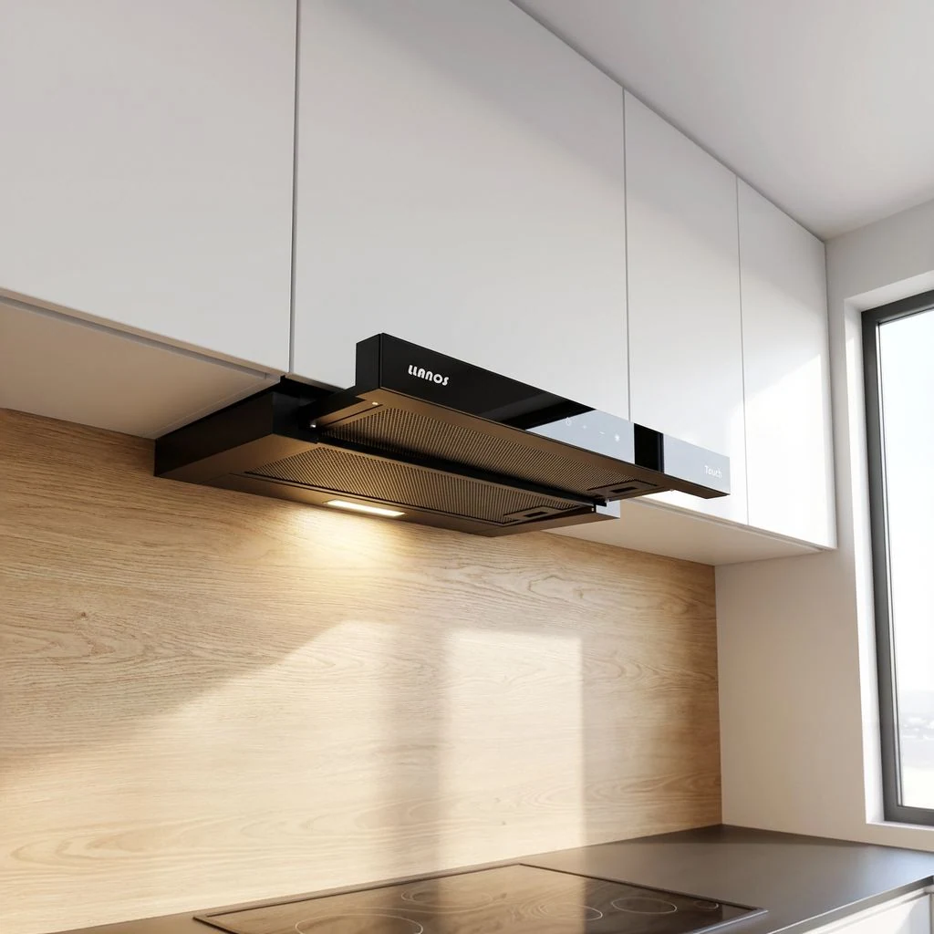 Campana Llanos Extensible Touch 60cm Negra — vista principal