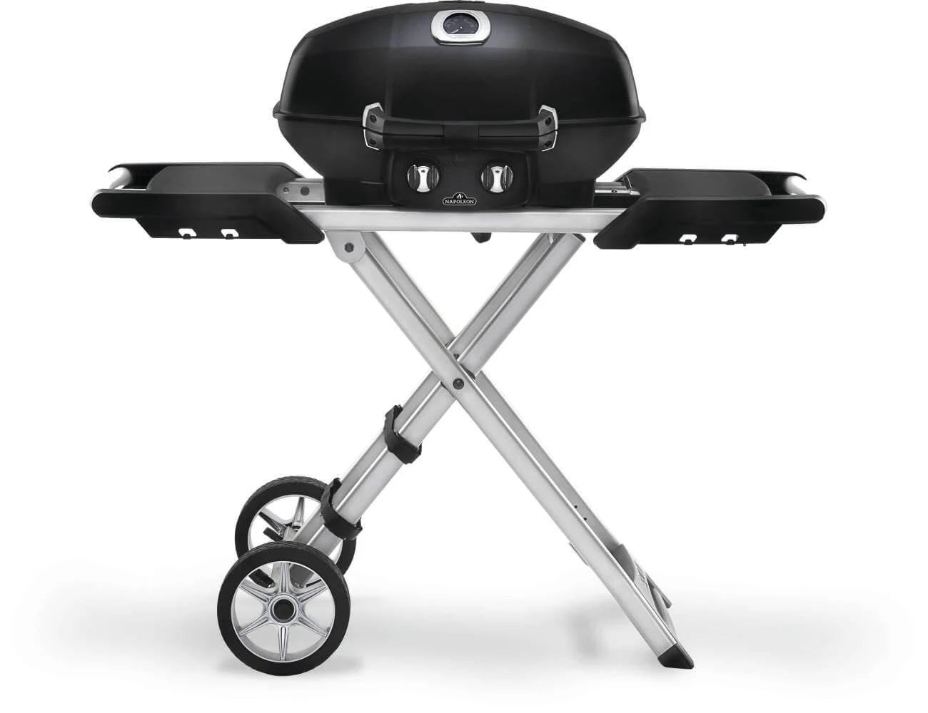 Parrilla Napoleon TravelQ PRO285X con carro — vista principal oficial | Mi Casa Mi Lugar