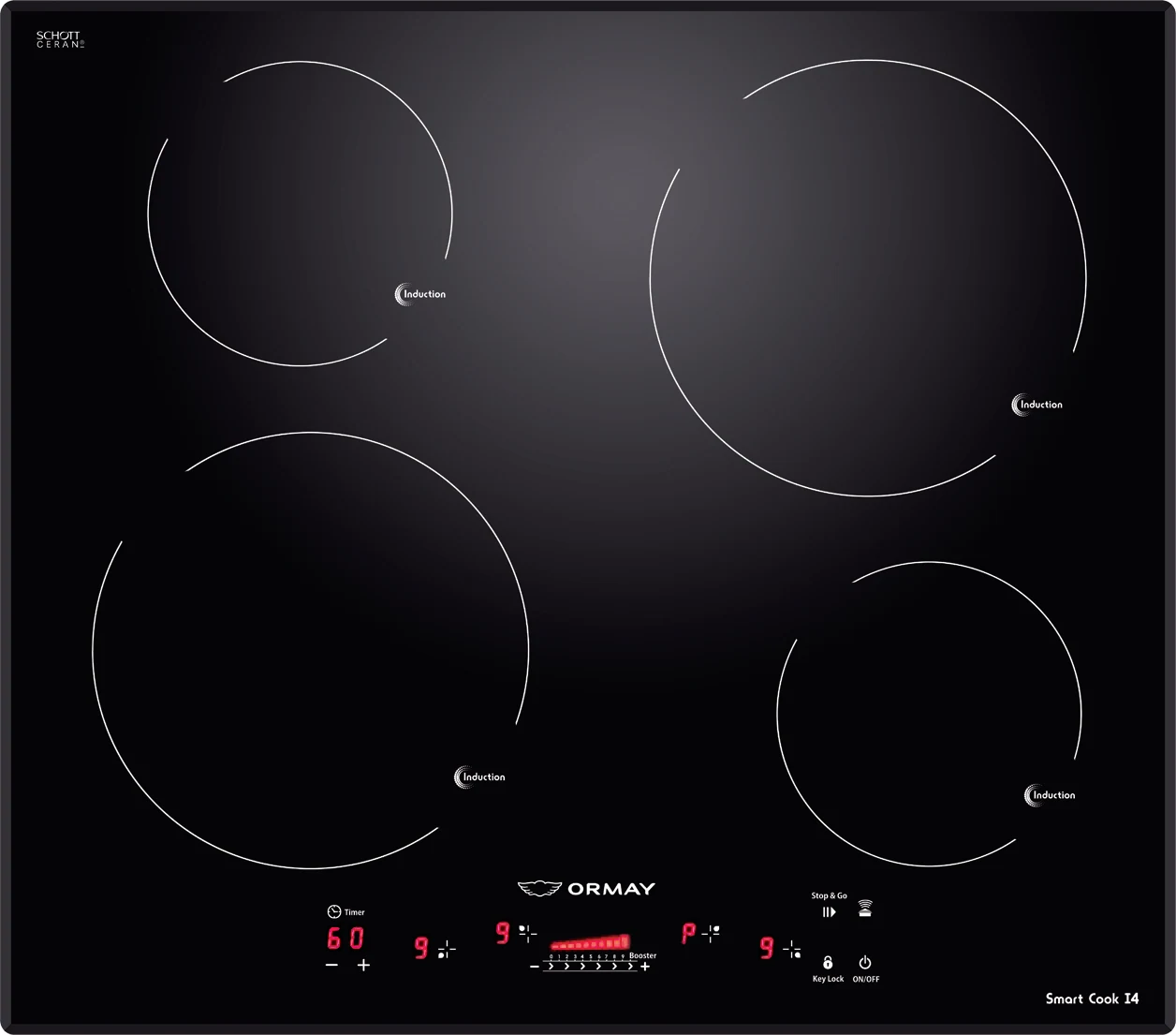 Anafe Ormay SMART COOK I4 — vista principal