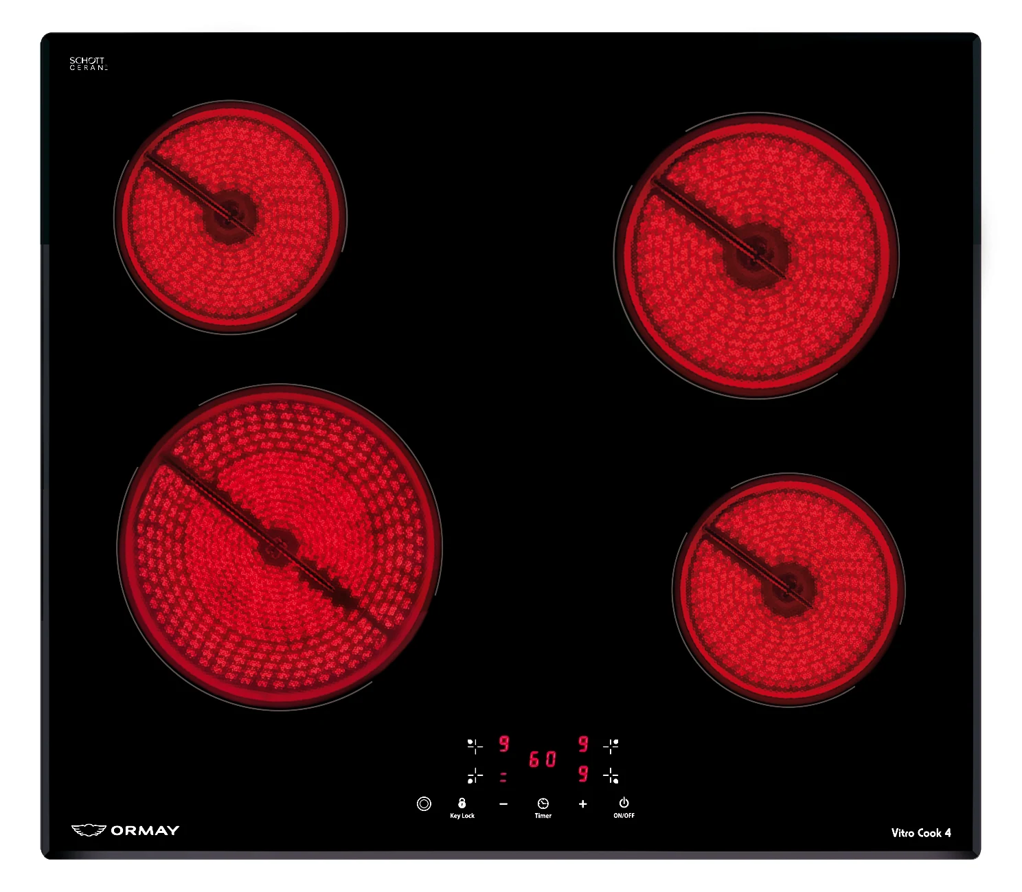 Anafe Ormay VITRO COOK 4 — vista principal