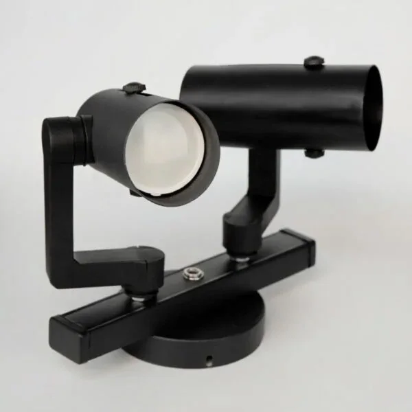 LAVY II Negro - Aplique x2 Luces GU10
