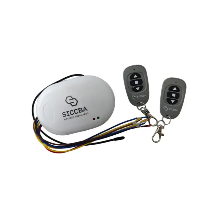 Receptor SICCBA Wifi y RF Motores tubulares + 2 Controles remotos – Hasta 800W — vista principal | Mi Casa Mi Lugar