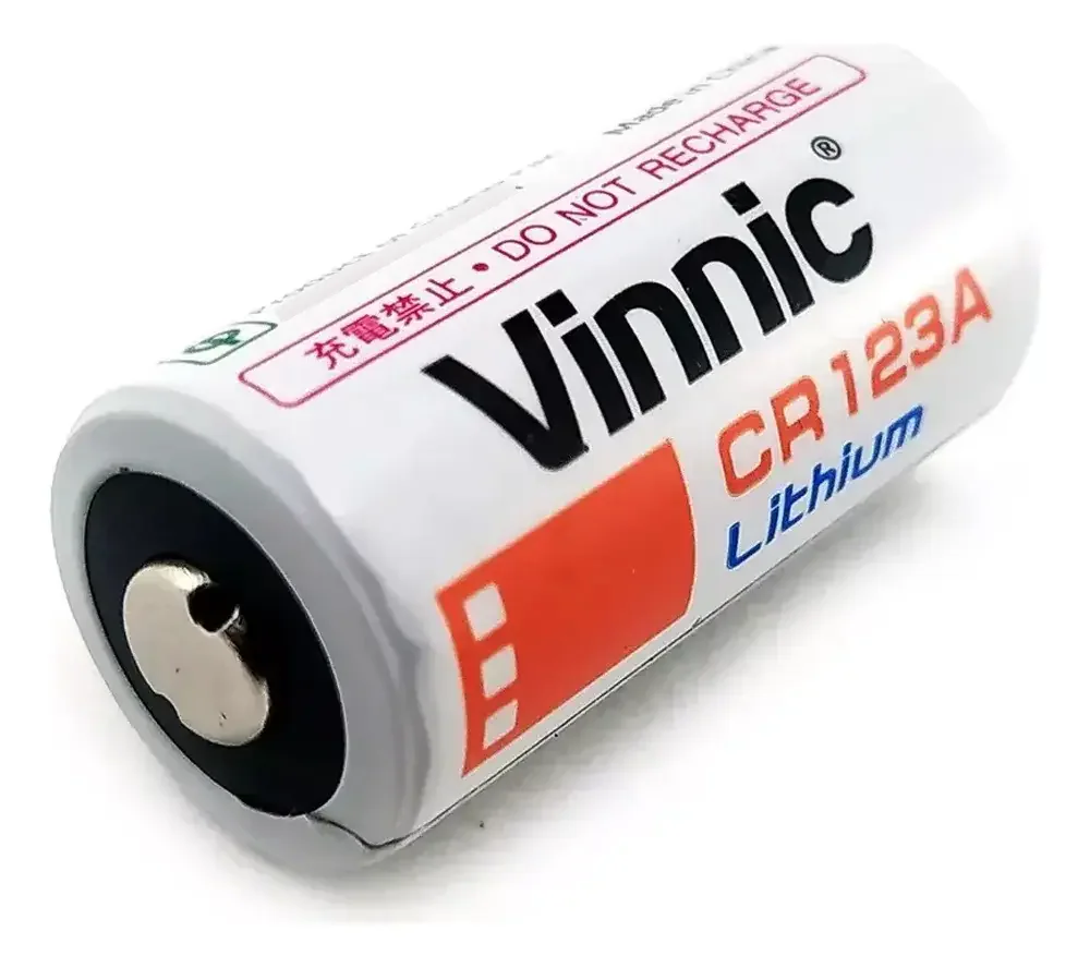 Pila CR123A VINNIC x unidad — vista principal | Mi Casa Mi Lugar