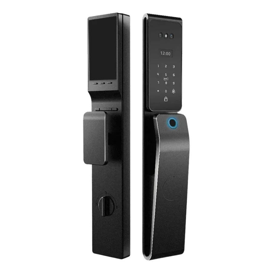 Cerradura Inteligente SICCBA Facial – Huella – Código – RFID – Llave – Tuya APP Wifi – Puertas con barrales – Apta Intemperie — vista principal | Mi Casa Mi Lugar