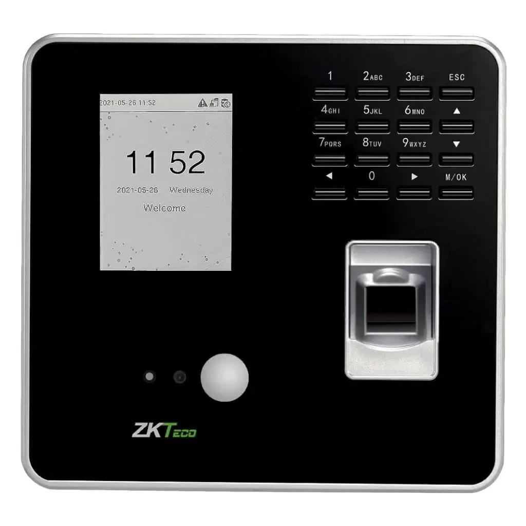 Control de Asistencia ZK – Manejo de puerta basico con Reconocimiento Facial y Huellas – MB20-VL — vista principal | Mi Casa Mi Lugar