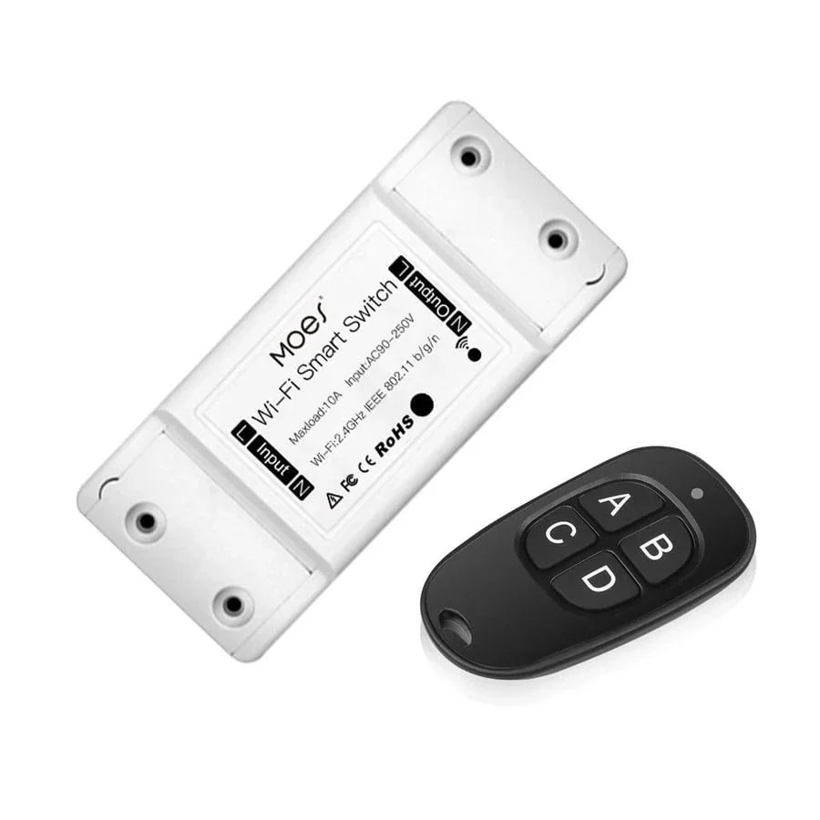 Interruptor Inteligente Wifi Con Control Remoto 433 Mhz