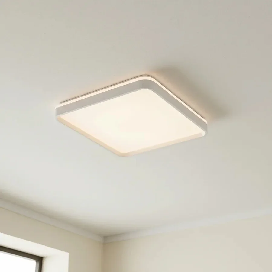 NIZA – Aplique LED cuadrado blanco cálido 48W 50X — vista principal | Mi Casa Mi Lugar