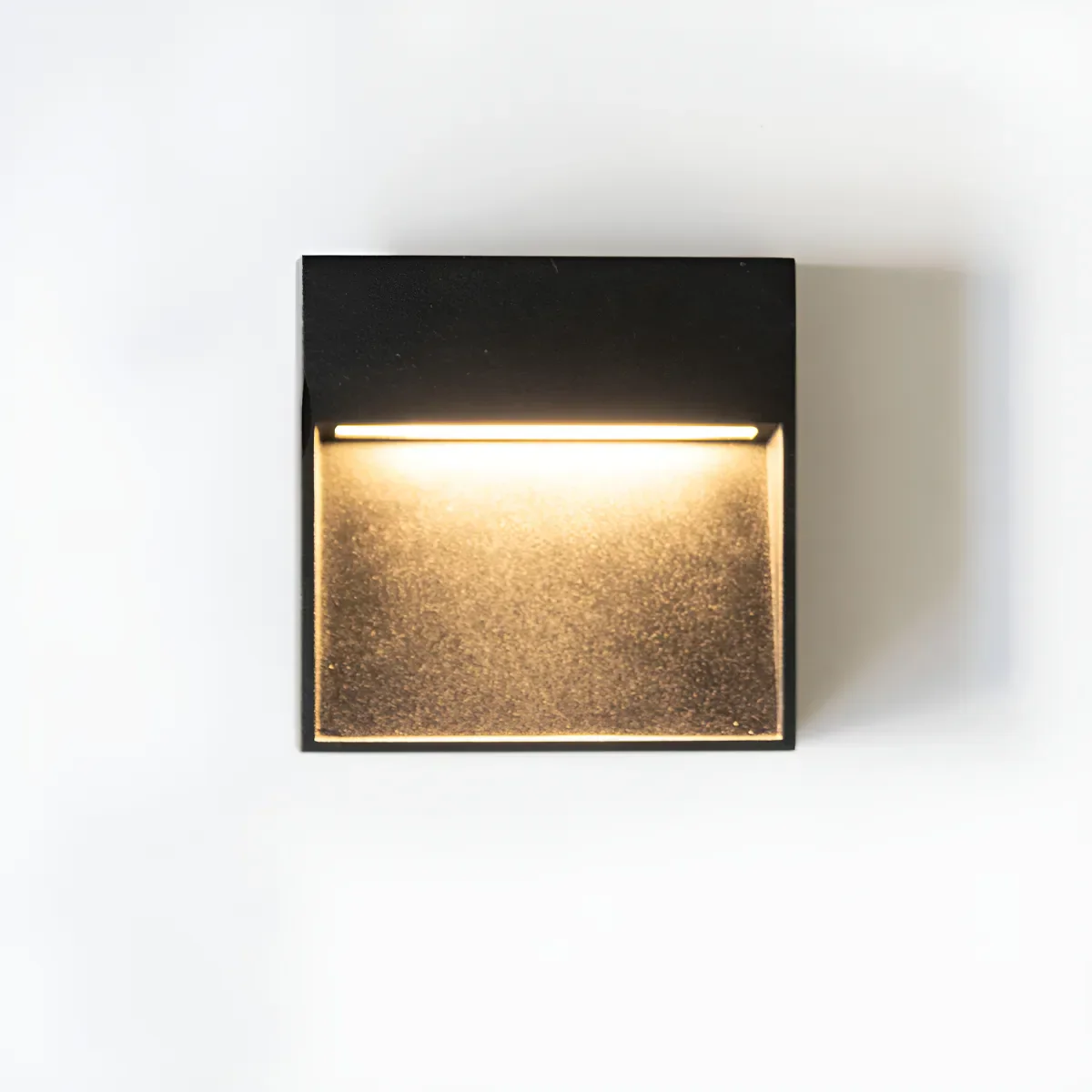 CARP - Aplique de pared LED 3W Cuadrado 3000K Aluminio