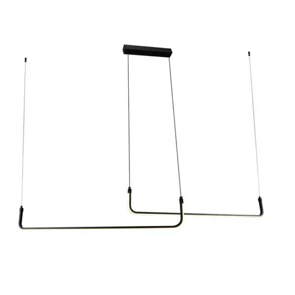 Colgante Led BOB 42w Negro Diseño Moderno