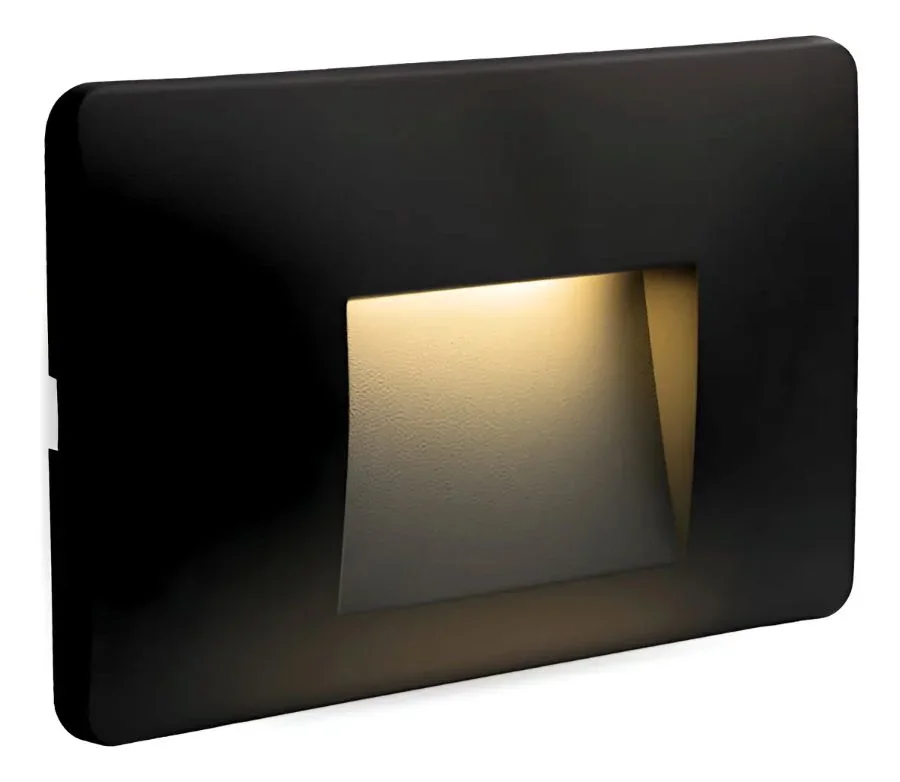 WALK Color Negro - Aplique de Pared Led 2w