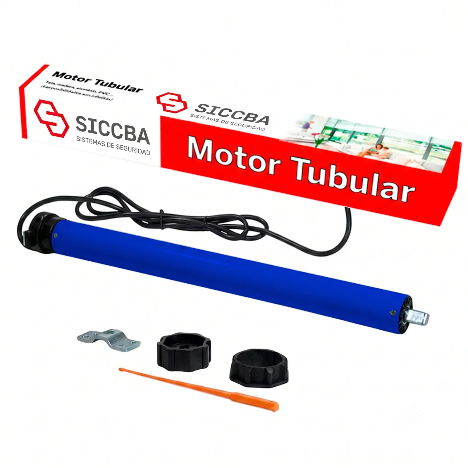 Motor Tubular Para Persiana De Aluminio Siccba 47 Kg — Siccba