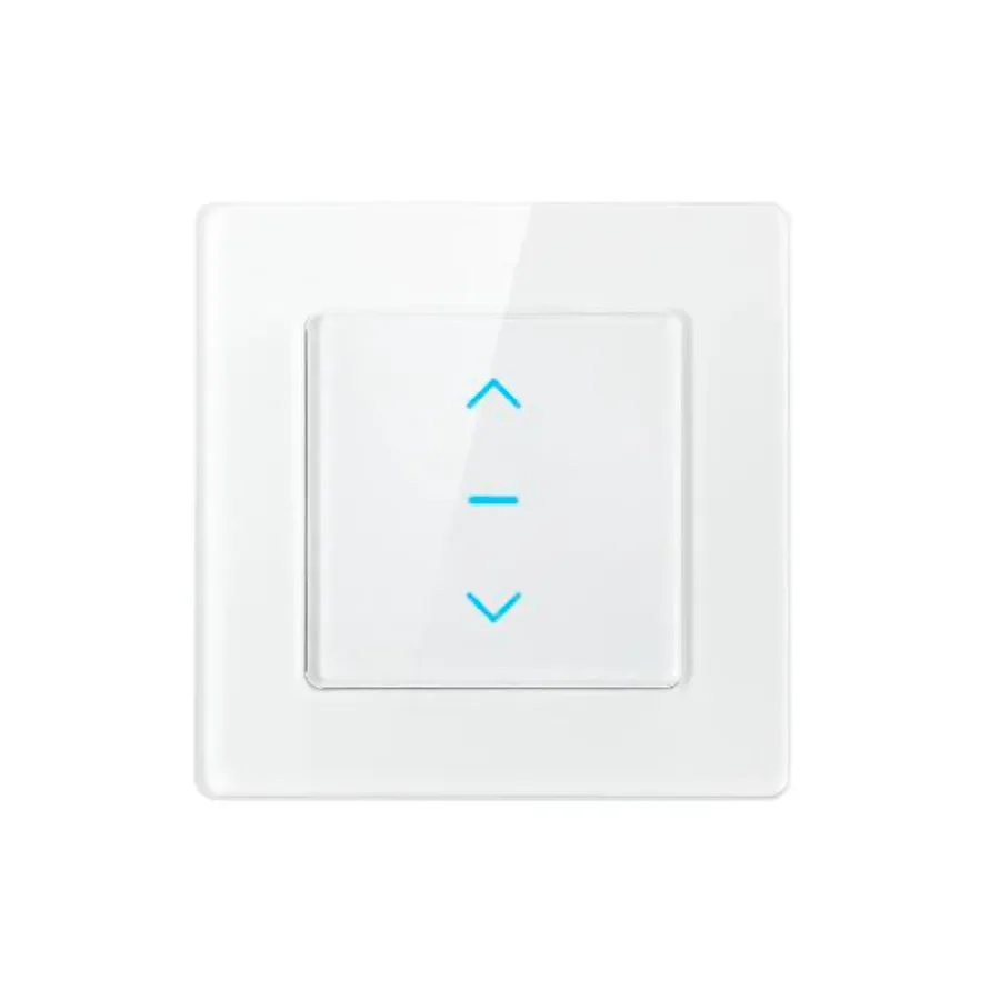 Tecla Wifi tactil para Motores Tubulares blanca – APP TUYA — vista principal | Mi Casa Mi Lugar