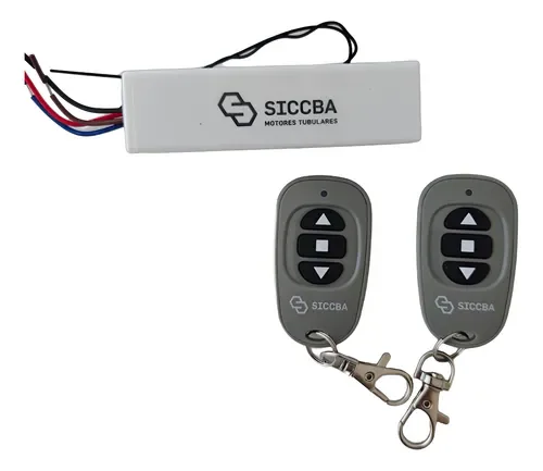 Receptor SICCBA Wifi y RF Motores tubulares + 2 Controles remotos – Hasta 200W — vista principal | Mi Casa Mi Lugar
