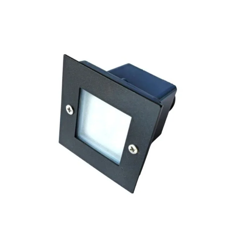 Bronx – Empotrable de pared LED 2W – Negro — vista principal | Mi Casa Mi Lugar