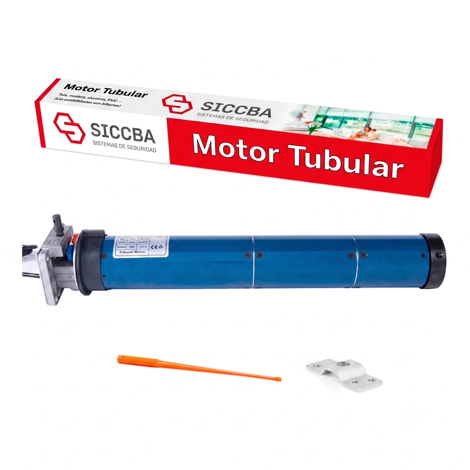 Motor Tubular con asistencia manual hasta 350 Kg — vista principal | Mi Casa Mi Lugar