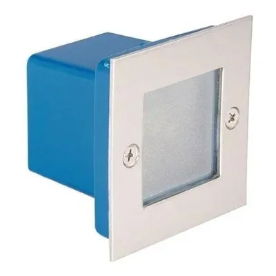 Bronx – Empotrable de pared LED 2W Acero — vista principal | Mi Casa Mi Lugar