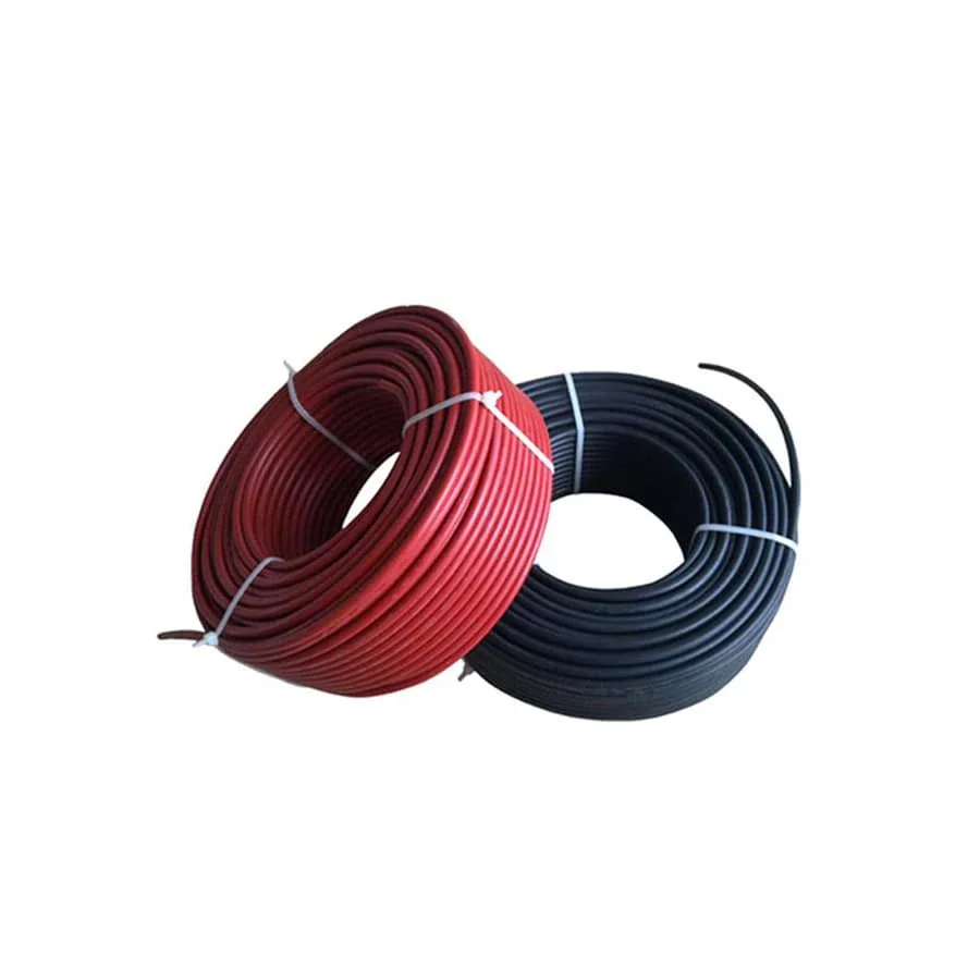 Cable para conexión solar 4 mm rojo o negro x metro — vista principal | Mi Casa Mi Lugar