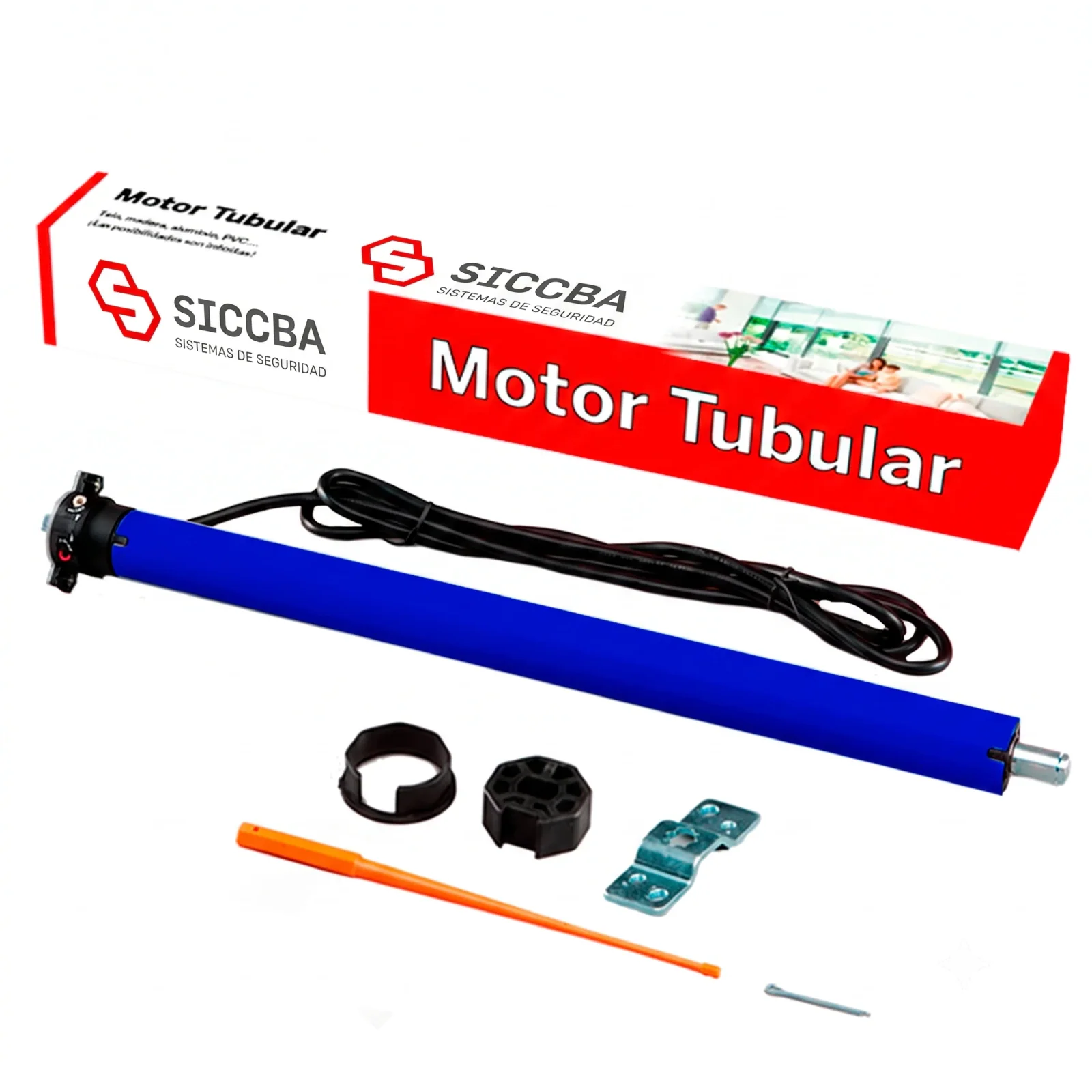 Motor Tubular 35Mm Estándar 21Kg T 6 N.M Vn28 R/Min Siccba. — Siccba