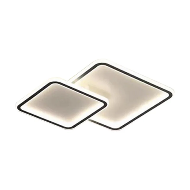 TEXTON – Aplique de techo LED 54W – Negro 300 mm x 400 mm — vista principal | Mi Casa Mi Lugar