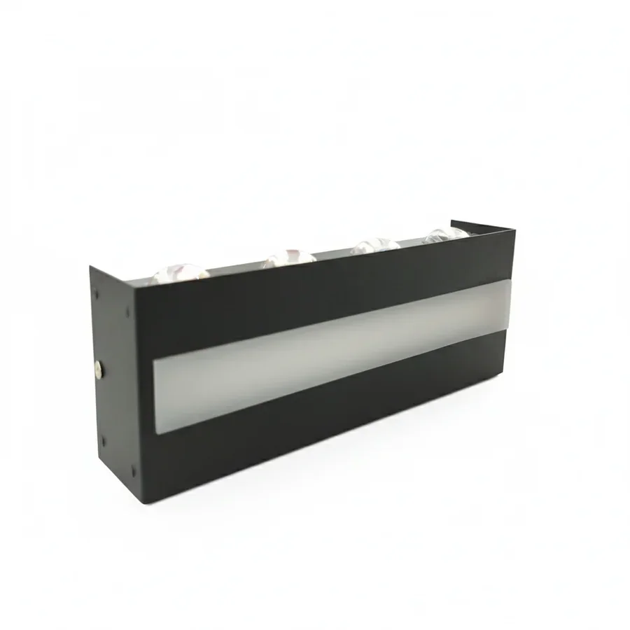 LINO III – Aplique de aluminio rectangular LED 24W Negro — vista principal | Mi Casa Mi Lugar